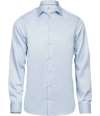 T4021 4021 Tee Jays Luxury Slim Fit Long Sleeve Oxford Shirt Light Blue colour image